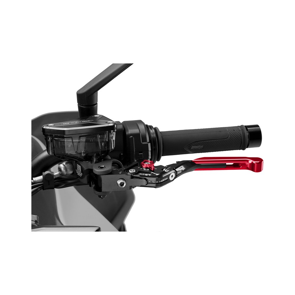 Φωτογραφία προϊόντος: ΜΑΝΕΤΑ ΣΥΜΠΛΕΚΤΗ LEVER 4.0 BLACK/RED ΡΥΘΜΙΖΟΜΕΝΗ ΕΠΕΚΤΑΣΙΜΗ ΣΠΑΣΤΗ UNIVERSAL 424RNR | PUIG