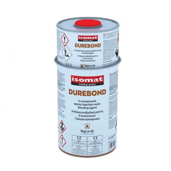 Φωτογραφία προϊόντος: Isomat DUREBOND 1 kg Ενέσιμη Εποξειδική Ρητίνη 2 Συστατικών