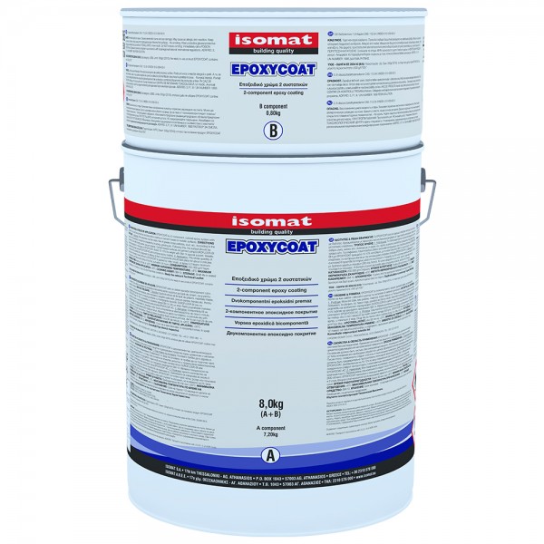 Φωτογραφία προϊόντος: Isomat Epoxycoat 8 kg Εποξειδική Βαφή Ral 7040 Grey
