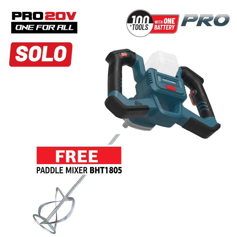 Φωτογραφία προϊόντος: BORMANN Pro BBP5350 Aναδευτήρας Μπαταρίας 20V,6 Ταχύτητες,Μ-14 Σώμα (073895)