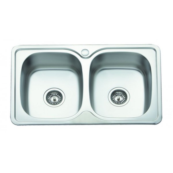 Φωτογραφία προϊόντος: GLORIA Νεροχύτης Inox Finox-304 Mikro-Due 80 cm 18-7745