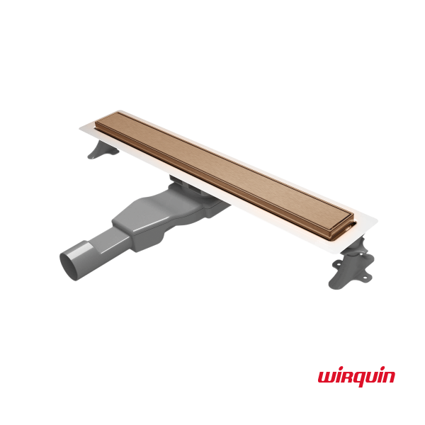 Φωτογραφία προϊόντος: WIRQUIN ΚΑΝΑΛΙ ΝΤΟΥΣ FLAT LINEAR 60cm INOX PVD ROSE-GOLD FL600-811