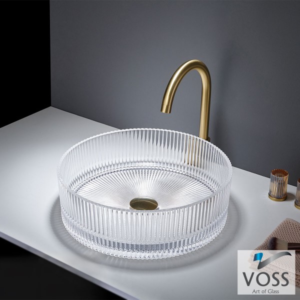 Φωτογραφία προϊόντος: Voss Νιπτήρας Γυάλινος RING-S Φ40 GLass Clear 522-VL1040-000