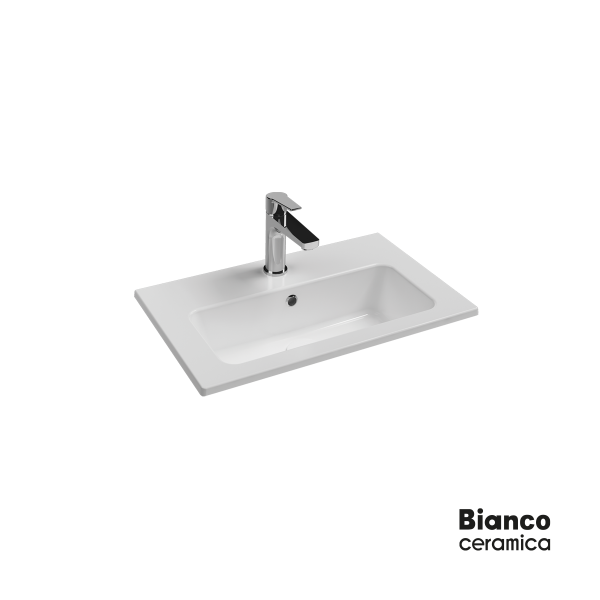 Φωτογραφία προϊόντος: BIANCO CERAMICA ΝΙΠΤΗΡΑΣ 60x36 (1 οπή) WHITE 37060-300