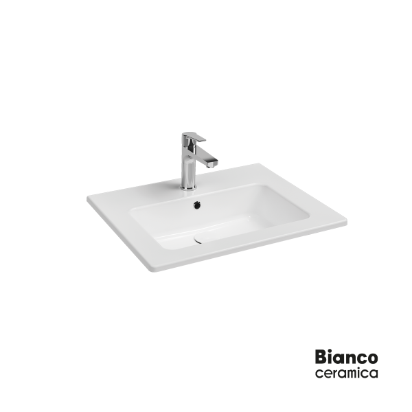 Φωτογραφία προϊόντος: BIANCO CERAMICA ΝΙΠΤΗΡΑΣ FLAT 62,5x46,5 (1 οπή) WHITE 36060-300