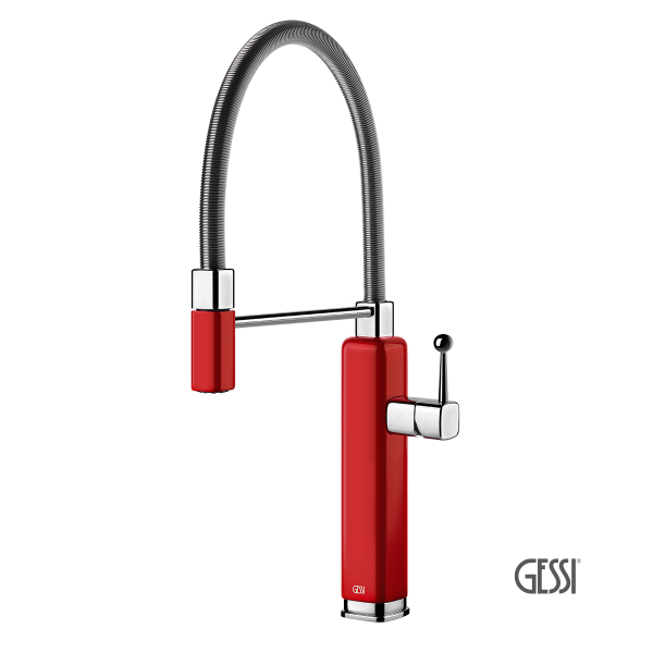 Φωτογραφία προϊόντος: GESSI HAPPY 60061-851 GLOSSY RED ΜΠΑΤΑΡΙΑ ΚΟΥΖΙΝΑΣ