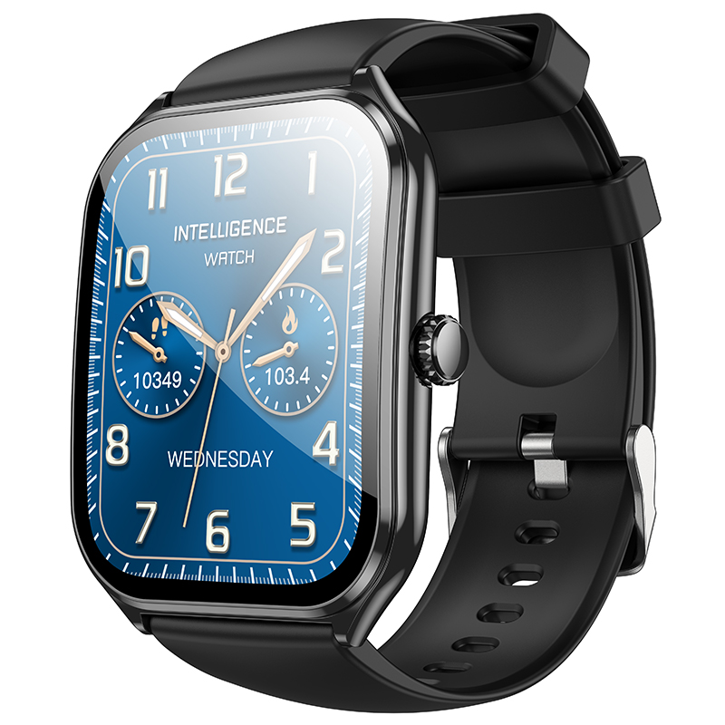Φωτογραφία προϊόντος: 2ADD149A-D3CC-EF11-9A7B-C174DFB988E4 Smartwatch Hoco Y28 IP67 AMOLED Οθόνη 1.96" 200mAh V5.2 με Δυνατότητα Κλήσεων Μαύρο