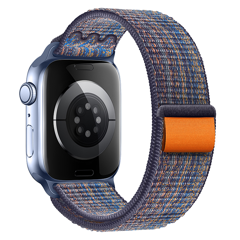 Φωτογραφία προϊόντος: 2ADD149A-D3CC-EF11-9A7B-C174DFB988E4 Watchband Hoco WA25 38/40/41mm Nylon Strap για Apple Watch series 1/2/3/4/5/6/7/8/9/SE/SE2 Royal Blu