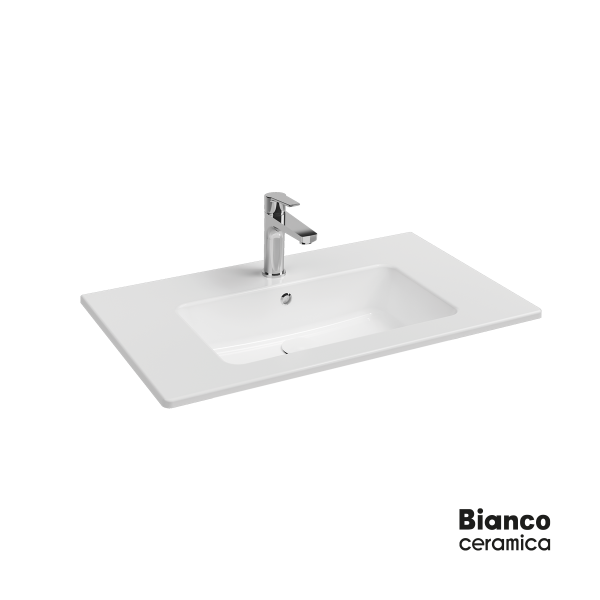Φωτογραφία προϊόντος: BIANCO CERAMICA ΝΙΠΤΗΡΑΣ FLAT 81,5x46,5 (1 οπή) WHITE 36080-300
