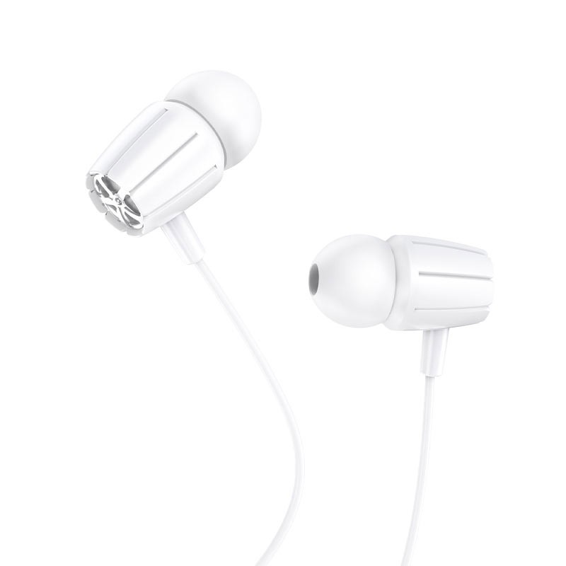 Φωτογραφία προϊόντος: 2ADD149A-D3CC-EF11-9A7B-C174DFB988E4 Hands Free Hoco M88 Graceful Earphones Stereo 3.5mm Λευκό 1.2μ με Μικρόφωνο και Πλήκτρο Λειτουργίας