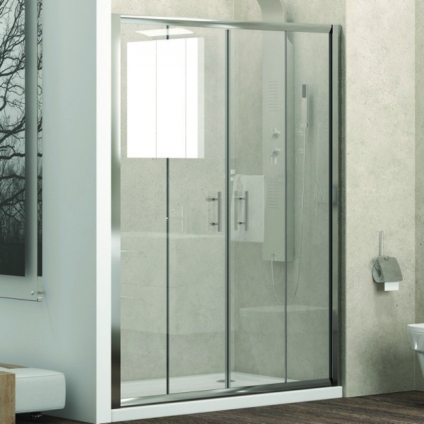 Φωτογραφία προϊόντος: Karag Flora 600 176,5-180,5 x 190 Υ cm Καμπίνα Ντουζιέρας Από Τοίχο Σε Τοίχο