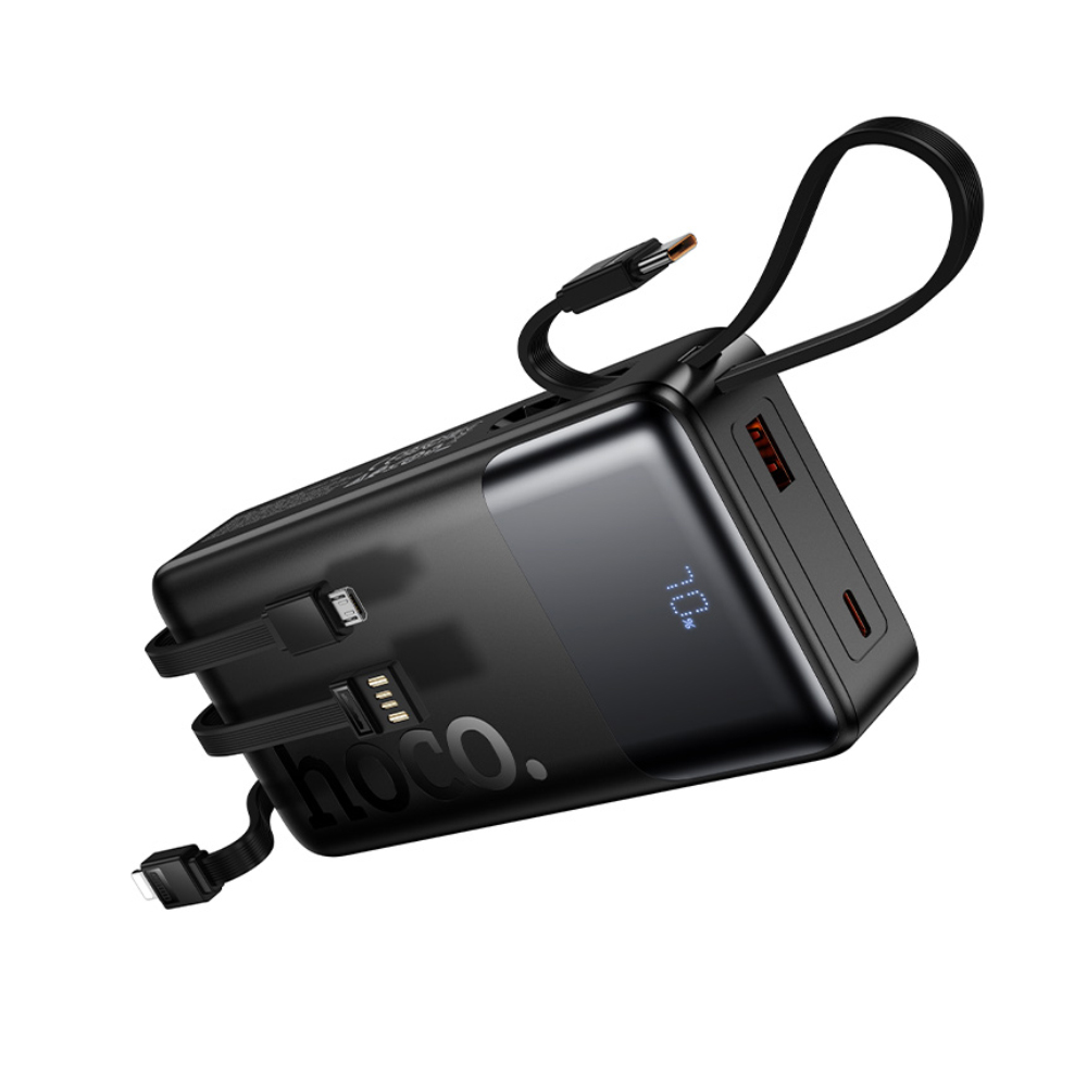 Φωτογραφία προϊόντος: 2ADD149A-D3CC-EF11-9A7B-C174DFB988E4 Power Bank Hoco J156A Founder 20000mAh PD20W+22.5W QC με Θύρες USB+USB-C Ενσωματωμένα Καλώδια USB-C+