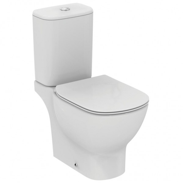 Φωτογραφία προϊόντος: IDEAL STANDARD Tesi T0087V1 Λεκάνη ΧΠ πλήρης με soft κάλυμα Aquablade Λευκο Ματ