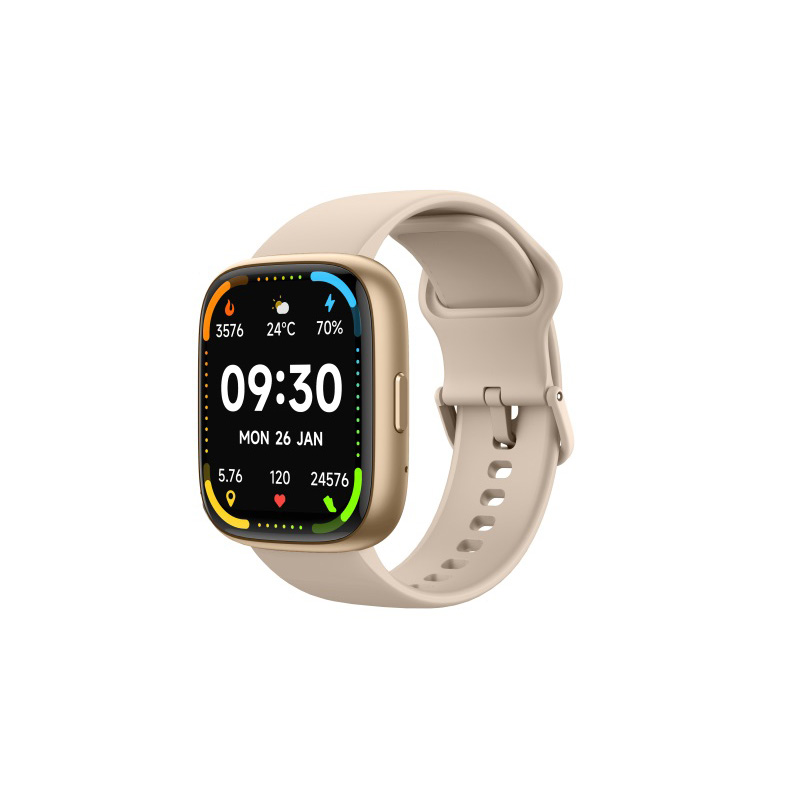 Φωτογραφία προϊόντος: EBBD13D4-E1CC-EF11-9A7B-C174DFB988E4 Smartwatch Maxcom Ecowatch 6 1.83" 300 mAh IP68 με Δυνατότητα Κλήσεων Gold