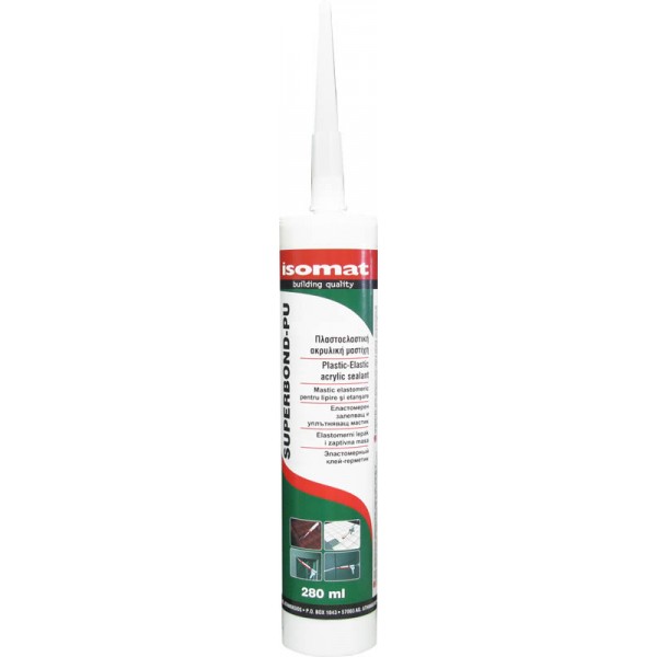 Φωτογραφία προϊόντος: Isomat SUPERBOND-PU 280 ml Πολυουρεθανική Κόλλα Για Ισχυρές Συγκολλήσεις