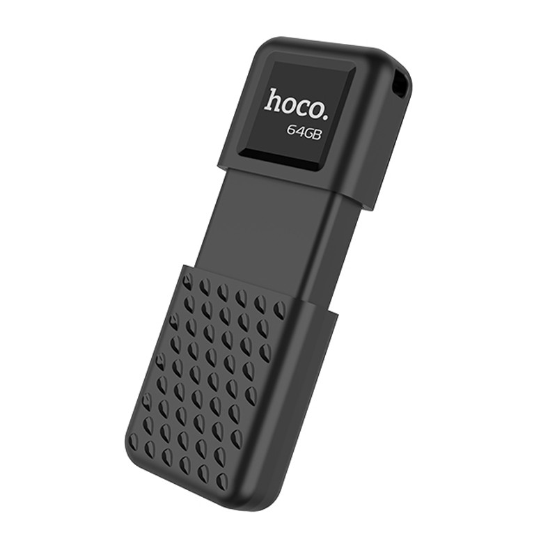 Φωτογραφία προϊόντος: 2ADD149A-D3CC-EF11-9A7B-C174DFB988E4 Flash Drive Hoco UD6 Intelligent 64GB USB 2.0 Zinc Alloy Μαύρο