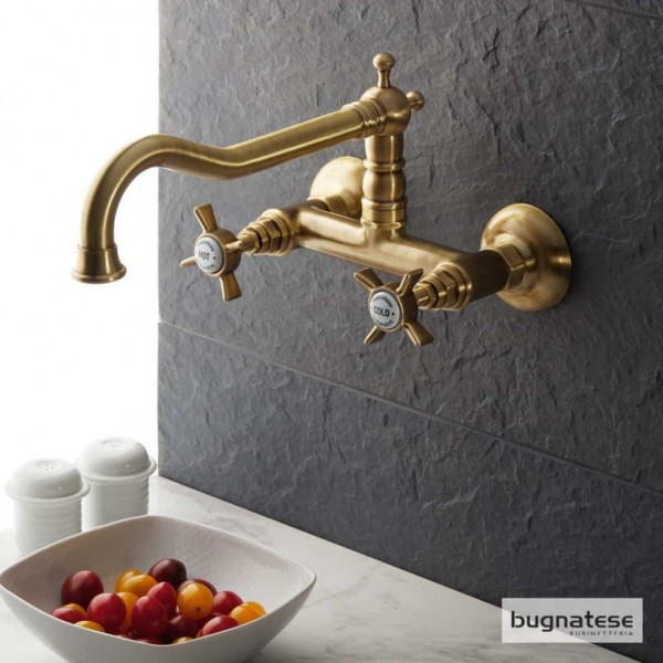 Φωτογραφία προϊόντος: BUGNATESE PRINCETON 852 Bronze Μπατ.νεροχύτου τοίχου