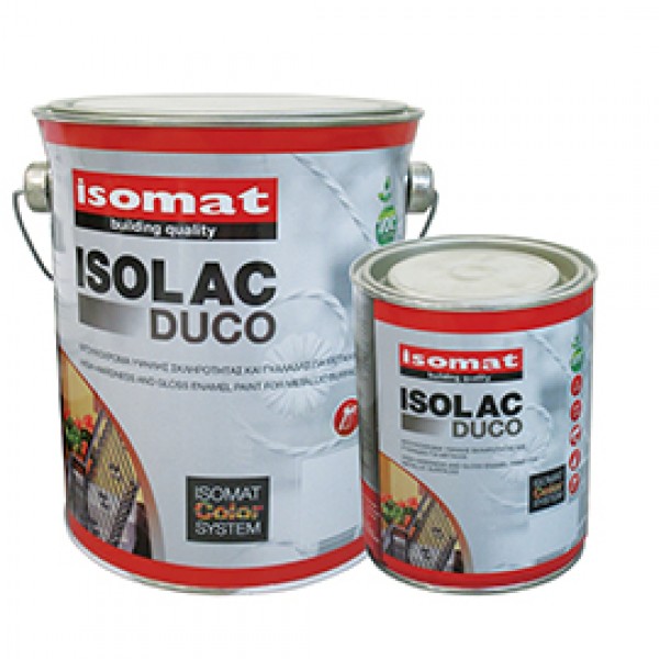 Φωτογραφία προϊόντος: ISOLAC DUCO SATIN 2,50 LT ISOMAT Ντουκόχρωμα υψηλής σκληρότητας για μέταλλα Λευκο