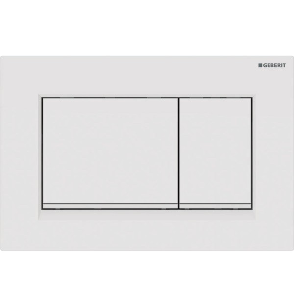 Φωτογραφία προϊόντος: Geberit Sigma 30 115.883.111 Πλακέτα Ενεργοποίησης Λευκό Γυαλιστερό/ Λευκό Ματ/Λευκό Γυαλιστερό