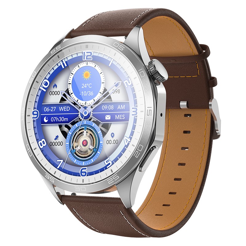 Φωτογραφία προϊόντος: 2ADD149A-D3CC-EF11-9A7B-C174DFB988E4 Smartwatch Hoco Y21 IP67 AMOLED Οθόνη 1.43" 230mAh με Δυνατότητα Κλήσεων Ασημί
