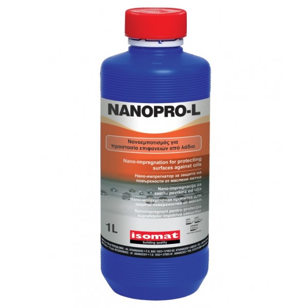 Φωτογραφία προϊόντος: ISOMAT 1 LT NANOPRO-L Νανοεμποτισμός για προστασία επιφανειών από λάδια
