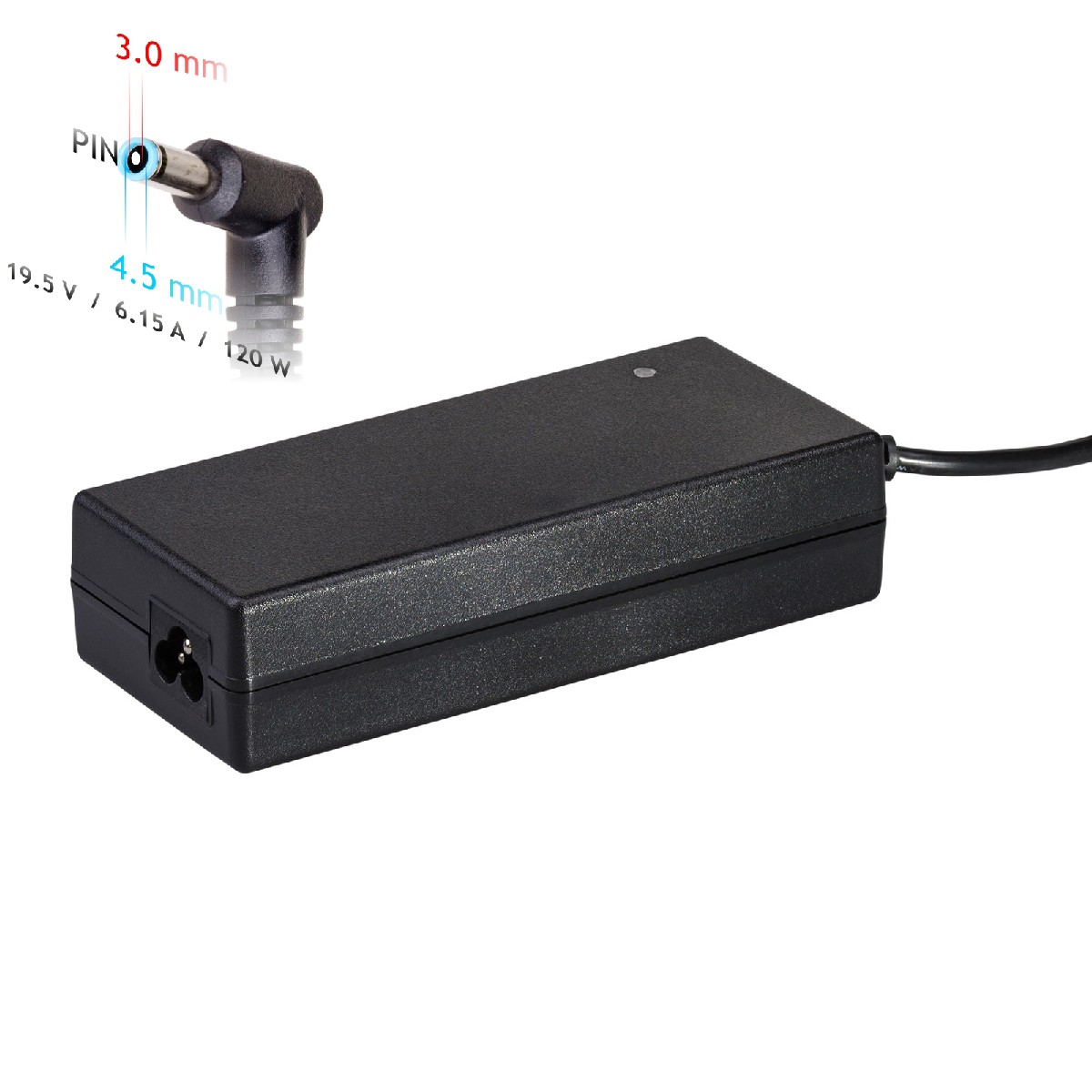 Φωτογραφία προϊόντος: 7CA8BA7D-F3F5-EF11-9A86-F48E387BAD9A Τροφοδοτικό Notebook Akyga AK-ND-45 19.5V / 6.15A 120W 4.5x3.0mm + pin HP 1.2m