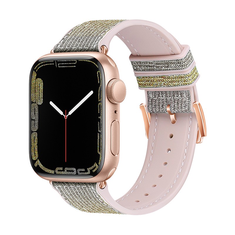 Φωτογραφία προϊόντος: 2ADD149A-D3CC-EF11-9A7B-C174DFB988E4 Watchband Hoco WA11 Diamond series 42/44/45/49mm για Apple Watch 1/2/3/4/5/6/7/8/SE/Ultra Silver Yel