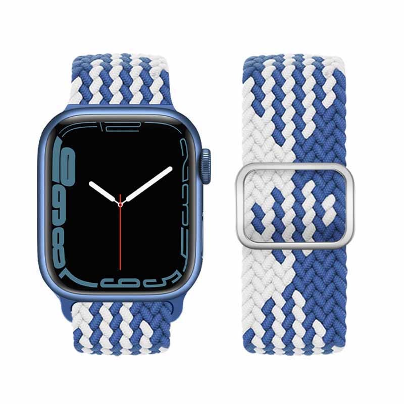 Φωτογραφία προϊόντος: 2ADD149A-D3CC-EF11-9A7B-C174DFB988E4 Watchband Hoco WA05 Jane Eyre 38/40/41mm από Nylon για Apple Watch 1/2/3/4/5/6/7/8/SE Z Pattern Blue