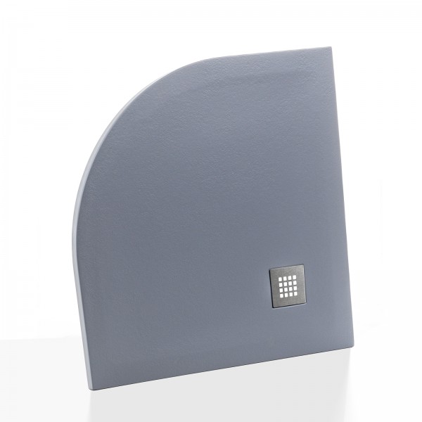 Φωτογραφία προϊόντος: Karag Pietra 80x80x2.5cm Cemento Ημικυκλική Συνθετική Ντουζιέρα