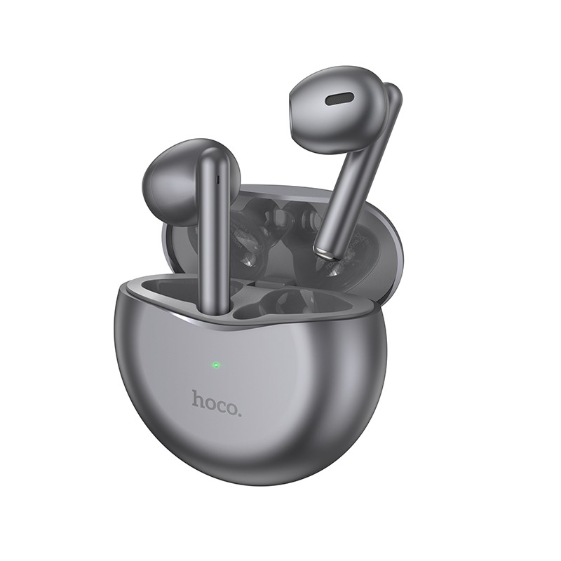 Φωτογραφία προϊόντος: 2ADD149A-D3CC-EF11-9A7B-C174DFB988E4 Wireless Hands Free Hoco EW14 V5.3 με Εναλλαγή Master/Slave Συμβατότητα με Siri/Google Assistant Γκρ