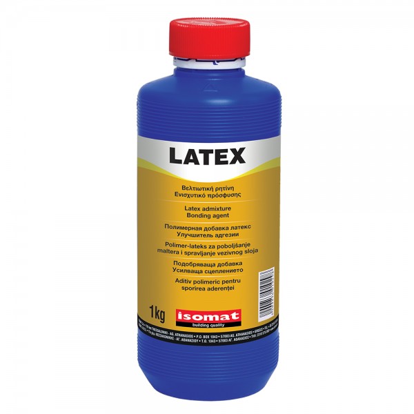 Φωτογραφία προϊόντος: Isomat Latex 1 kg Βελτιωτική Ρητίνη – Ενισχυτικό Πρόσφυσης