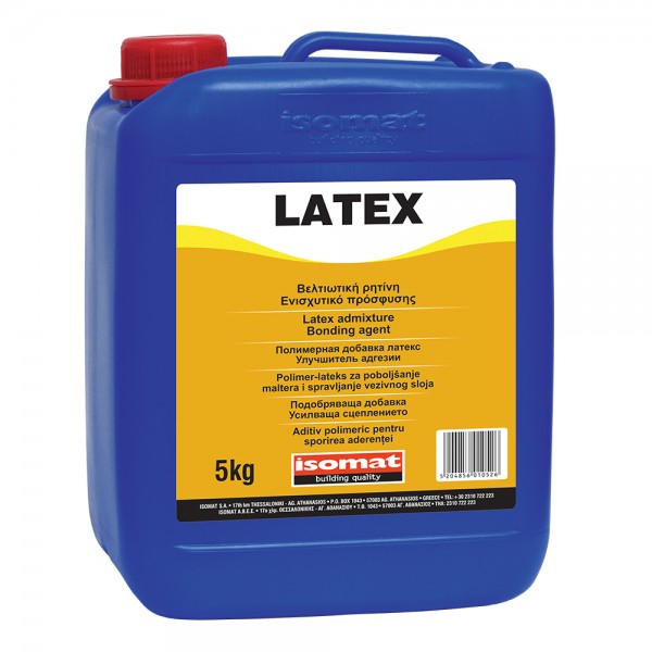 Φωτογραφία προϊόντος: Isomat Latex 5 kg Βελτιωτική Ρητίνη – Ενισχυτικό Πρόσφυσης