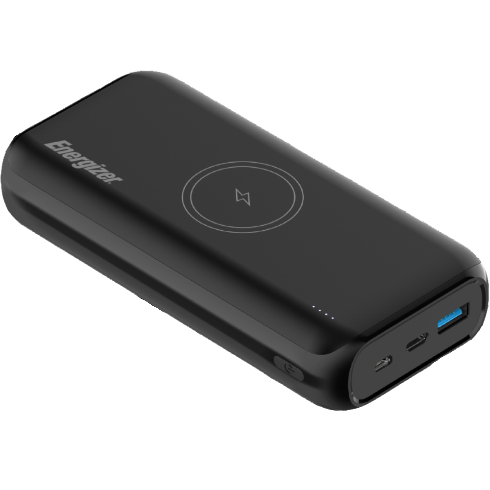 Φωτογραφία προϊόντος: 496A2463-0DCD-EF11-9A7B-C174DFB988E4 Power Bank Energizer Energizer QE20009PQ 20000mAh PD20W με 1xUSB-C 1xUSB-A Ασύρματη Φόρτιση 15W και