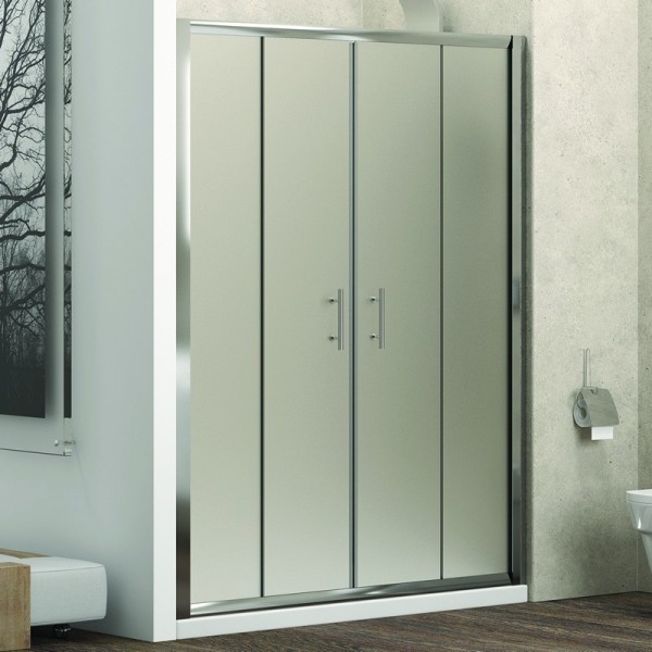 Φωτογραφία προϊόντος: Karag Flora 600 Satine 210x190cm Καμπίνα Ντουζιέρας Από Τοίχο Σε Τοίχο Με Κρύσταλλο Αμμοβολή