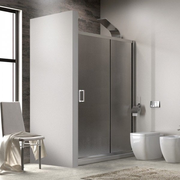 Φωτογραφία προϊόντος: Karag New Flora 500 Fabric 140x180cm Καμπίνα Ντουζιέρας Από Τοίχο Σε Τοίχο Με Fabric Κρύσταλλο