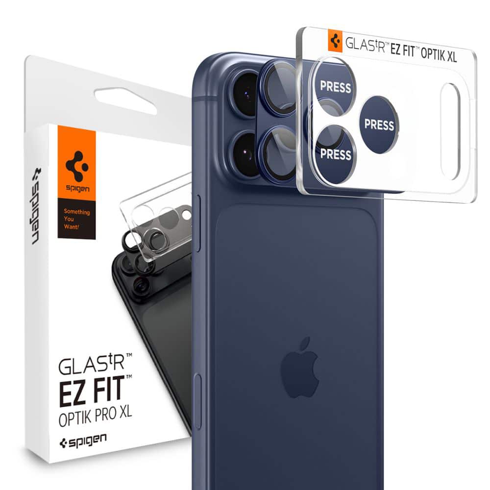 Φωτογραφία προϊόντος: Spigen - Optik.tr Ez Fit Pro Camera Glass - iPhone 17 Pro Max - Blue