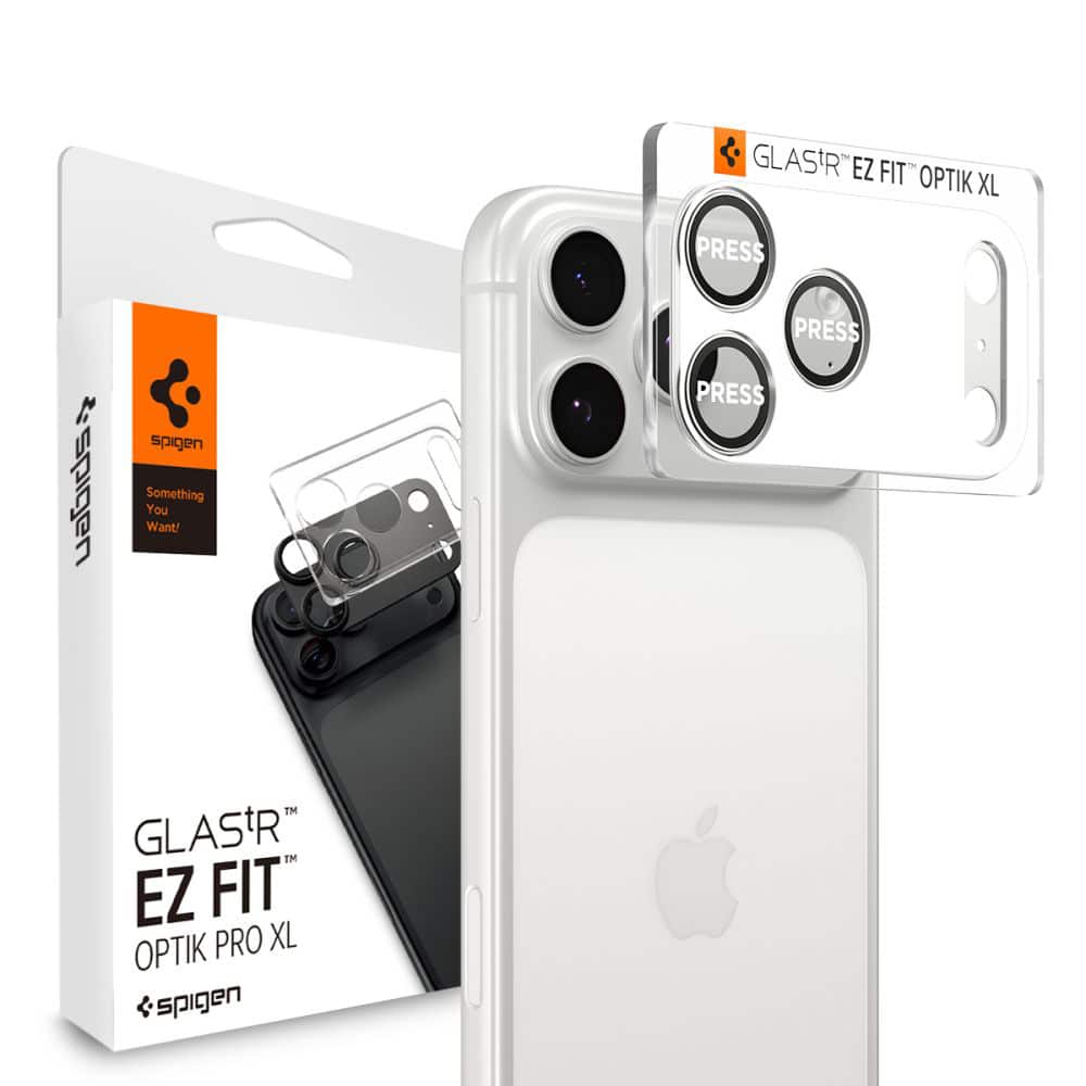 Φωτογραφία προϊόντος: Spigen - Optik.tr Ez Fit Pro Xl Camera Glass - iPhone 17 Pro - Silver