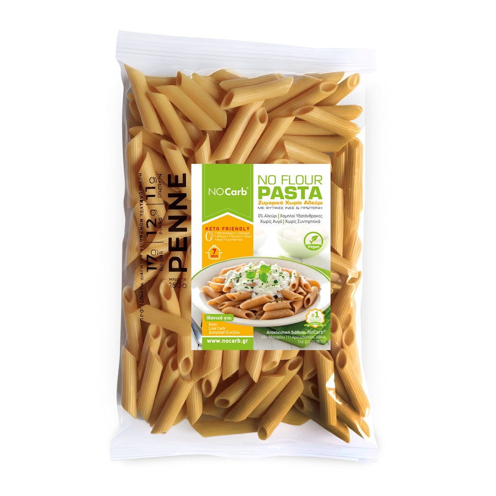Φωτογραφία προϊόντος: No Carb® Ζυμαρικά χωρίς αλεύρι No Flour Pasta Fusilli NoCarb 150g