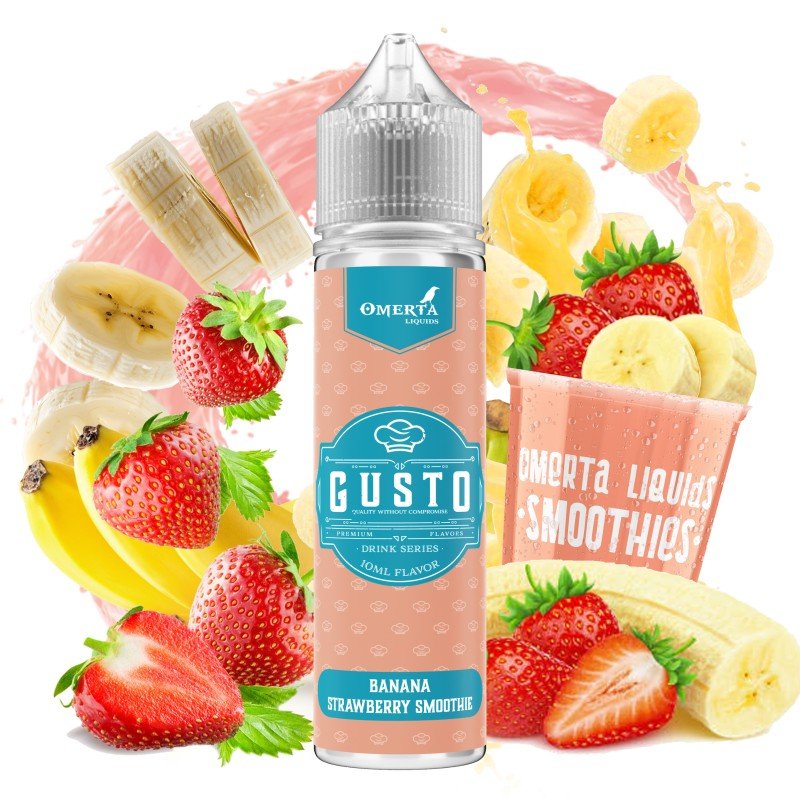 Φωτογραφία προϊόντος: OMERTA Gusto Banana Strawberry Smoothie 10/60ml
