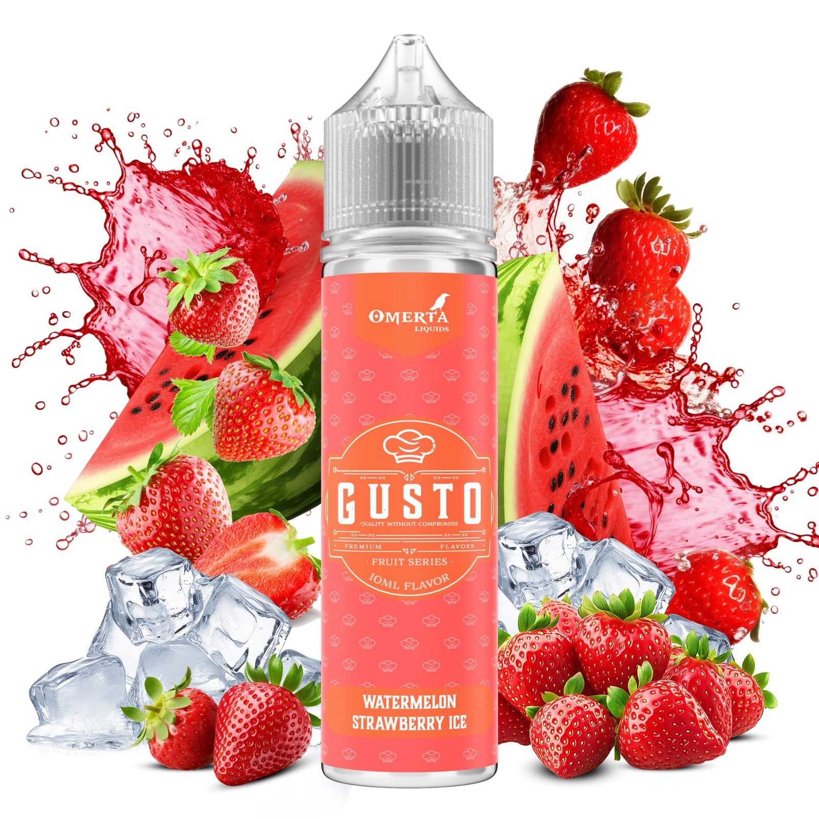 Φωτογραφία προϊόντος: Omerta Gusto Watermelon Strawberry Ice 60ml