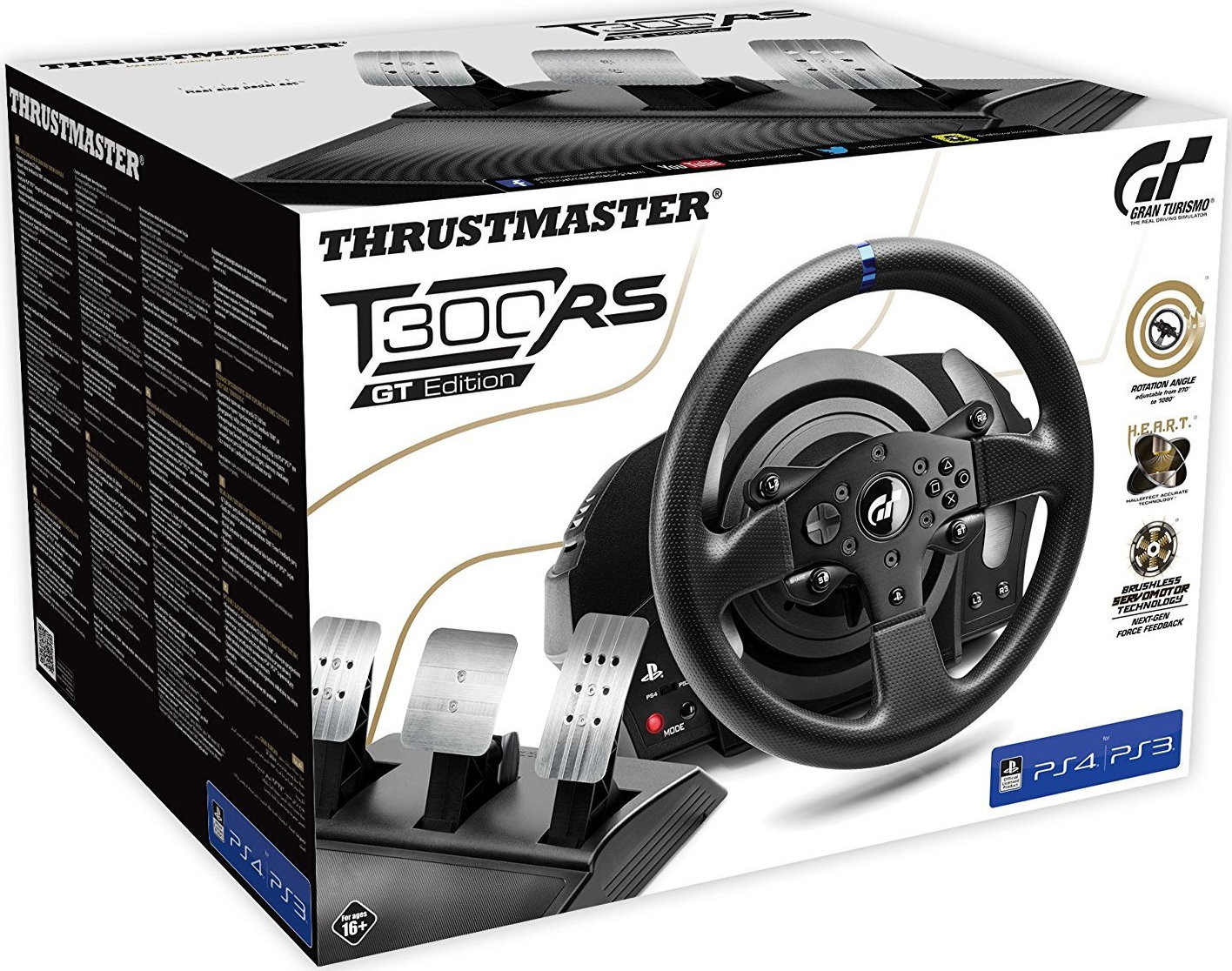 Φωτογραφία προϊόντος: Thrustmaster T300 RS GT Edition Τιμονιέρα με Πετάλια για PC / PS3 / PS4 με 1080° Περιστροφής – έως 60 δόσεις