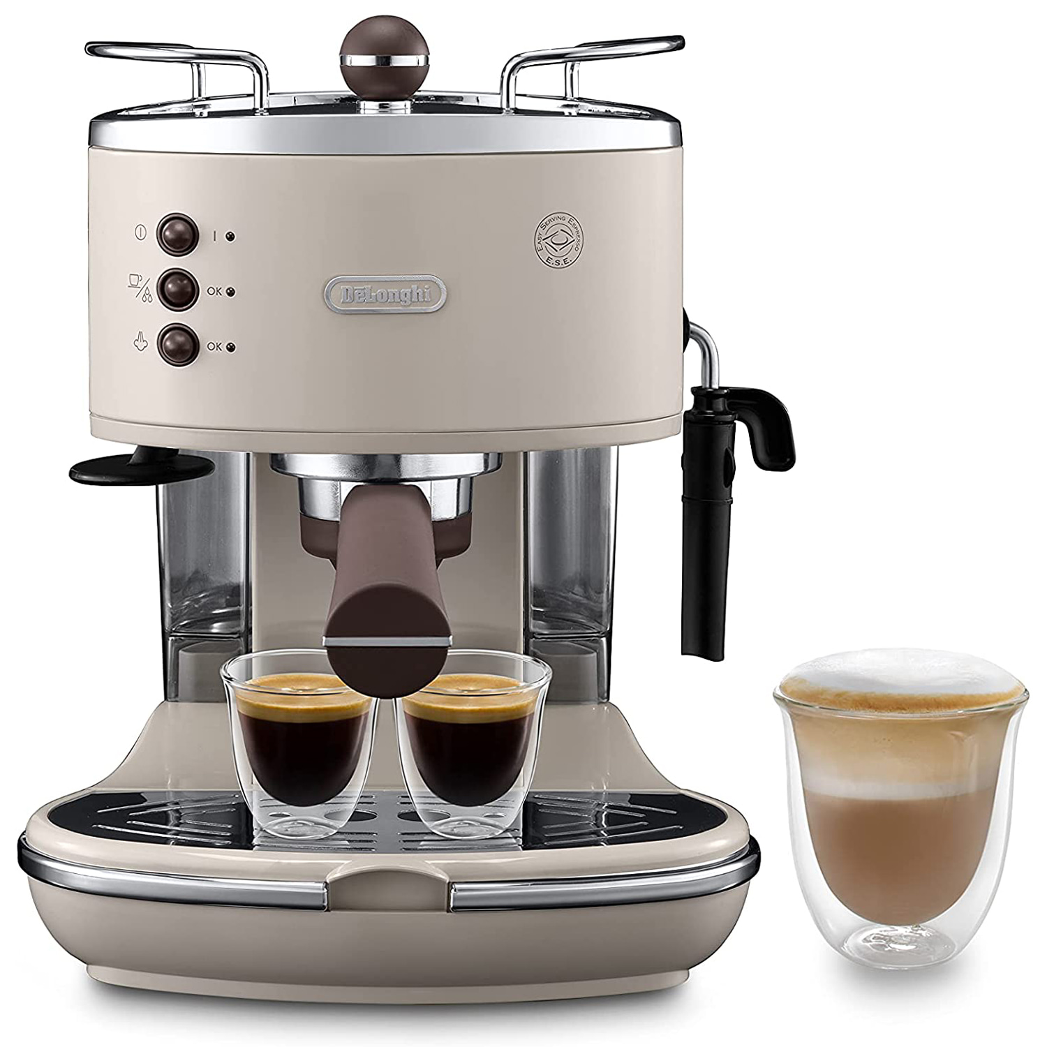 Φωτογραφία προϊόντος: DeLonghi Icona Vintage Μηχανή Espresso ECOV311 Beige