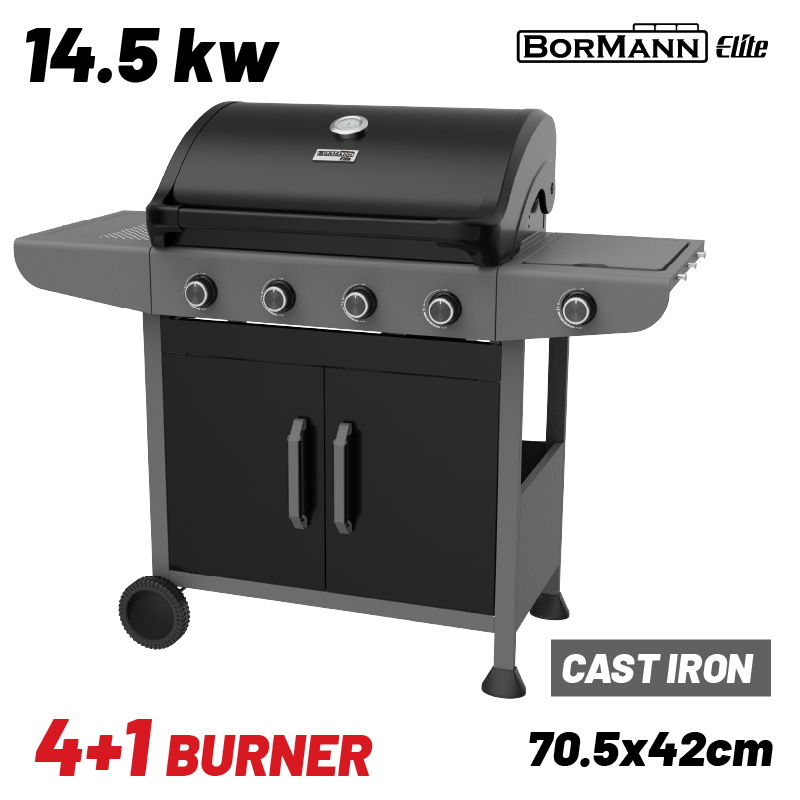 Φωτογραφία προϊόντος: BORMANN ELITE BORMANN FORGE BBQ6041 Ψησταριά Υγραερίου Element 4+1 Εστιών