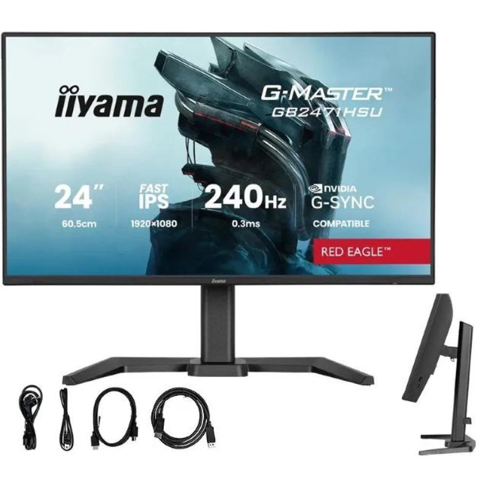 Φωτογραφία προϊόντος: iiyama G-MASTER GB2471HSU-B1 computer monitor 60.5 cm (23.8") 1920 x 1080 pixels Full HD Black