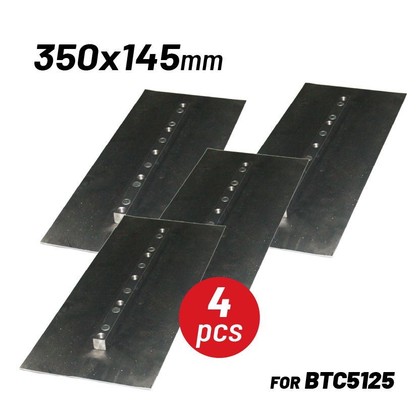 Φωτογραφία προϊόντος: BORMANN Pro BTC5127 Λεπίδες Φινιρίσματος Λειαντήρα Δαπέδου,Σετ 4 τεμ. για BTC5125 (074243)
