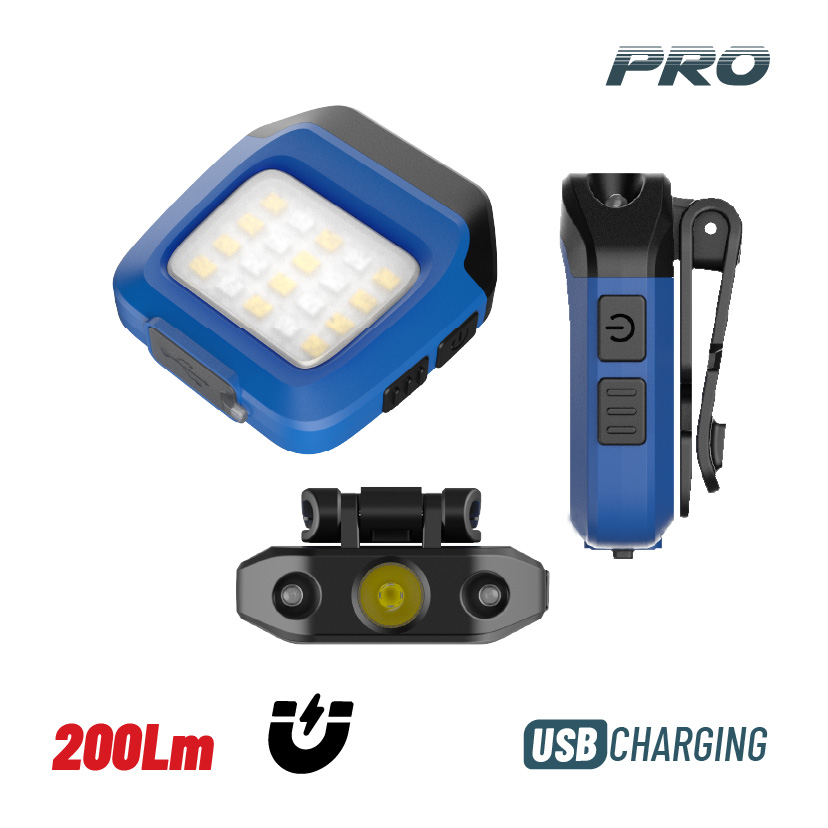 Φωτογραφία προϊόντος: BORMANN Pro BPR6034 Φακός Με Κλιπ Επαναφορτιζόμενος 200Lm (072348)