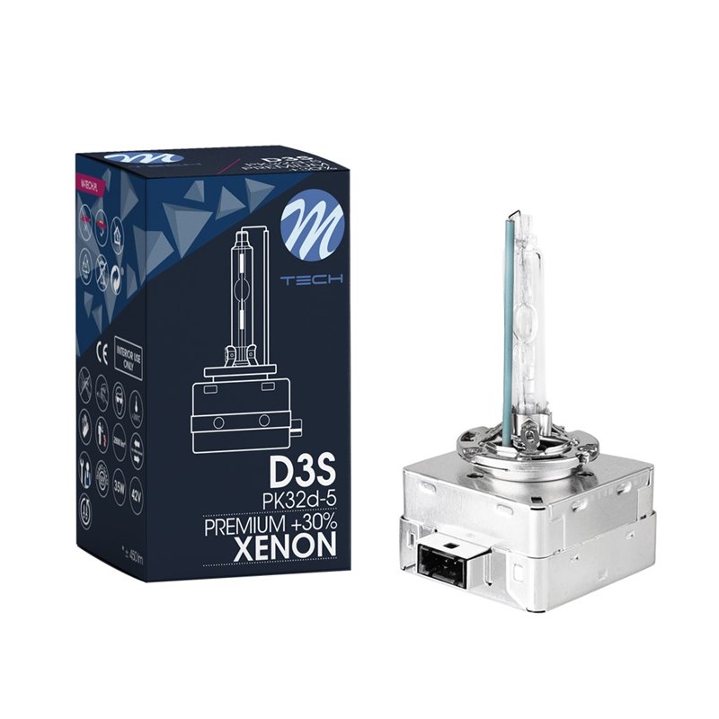Φωτογραφία προϊόντος: D3S 35W 6.000k PK32d-5 12/24V PREMIUM ΑΝΤΑΛΛΑΚΤΙΚΗ ΛΑΜΠΑ M-TECH - 1 ΤΕΜ