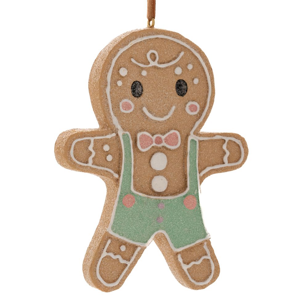 Φωτογραφία προϊόντος: Iliadis Παστελ Πολυρεζιν Gingerbread Στολιδι 8Χ2Χ10Εκ