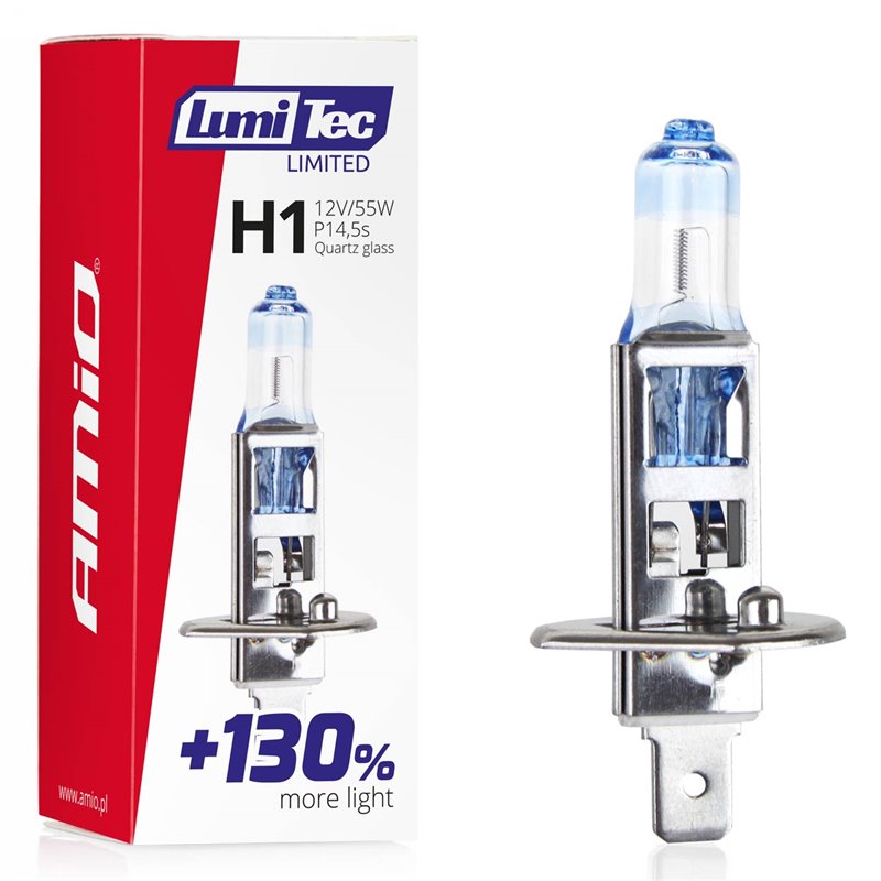 Φωτογραφία προϊόντος: H1 12V 55W P14,5s LUMITEC LIMITED +130% UP TO 40m AMIO - 1 ΤΕΜ.