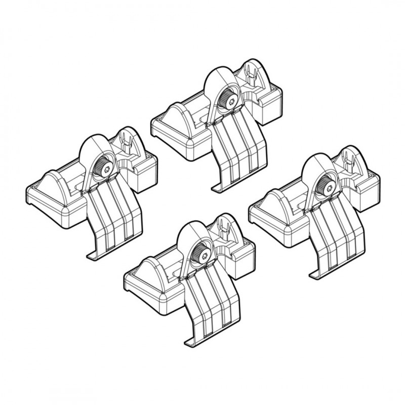 Φωτογραφία προϊόντος: HONDA HR-V 3D/5D 01/99-12/05 KIT ΑΚΡΑ (ΠΟΔΙΑ) ΓΙΑ ΜΠΑΡΕΣ NORDRIVE